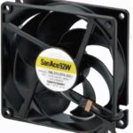 8008665672 9WL0924P4J001, Fan Tubeaxial 24VDC Square - 92mm L x 92mm H Ball 77.7 CFM (2.18m³/min) 4 Wire Leads Hirschmann