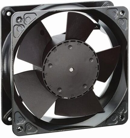 8004692339 4182NXH, DC Fans DC Tubeaxial Fan, 119x119x38mm, 12VDC, 139.5CFM, 11W, 57dBA, 4400RPM Hirschmann