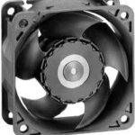 8002182531 622L, DC Fan Axial Ball Bearing 12V 8V to 15V 21CFM 20dB 60 X 60 X 25.4mm Low Speed Hirschmann