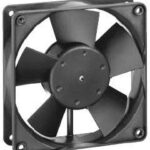 8004985246 4312S, DC Fans DC Tubeaxial Fan, 119x119x32mm, 12VDC, 100CFM, 5W, 45dBA, Ball, Lead Wires Hirschmann