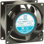 8002219914 OA80AP-22-1TB, AC Fan Axial Ball Bearing 230V 200V to 245V 25CFM/30CFM 31.3dB/34.2dB 80 X 80 X 38mm High Speed Hirschmann