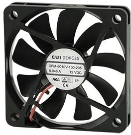 8006791779 CFM-6015V-254-362, DC Fans 24Vdc 2.04W 30.4CFM DC Axial 60x60x15mm Hirschmann