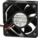8006460803 CFM-5010V-155-310, DC Fans 12Vdc 1.32W 13.8CFM DC Axial 50x50x10mm Hirschmann