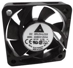8005897437 ASB0405SA-00, Fan Tubeaxial 5VDC Square - 40mm L x 40mm H Sleeve 8.9 CFM (0.249m³/min) 3 Wire Leads Hirschmann