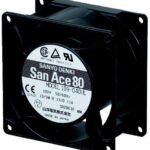 8013282476 Вентилятор Sanyo Denki 109P0824M601 DC; осевой; 24ВDC; 80x80x20мм; 40,2м3/ч; 25дБА; 3pin Hirschmann