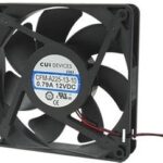 8006160289 CFM-A225-23-20, Fan Tubeaxial 24VDC Square - 120mm L x 120mm H Ball 126.9 CFM (3.55m³/min) 3 Wire Leads Hirschmann