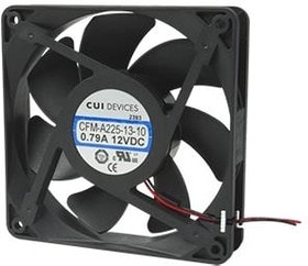 doc006546908 8006160289 CFM-A225-23-20, Fan Tubeaxial 24VDC Square - 120mm L x 120mm H Ball 126.9 CFM (3.55m³/min) 3 Wire Leads Hirschmann — изображение 1