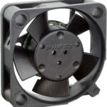 8004985103 255/2N, DC Fans Tubeaxial Fan, 25x25x8mm, 5VDC, 1.9CFM, Speed Signal/Open Collector Output Hirschmann