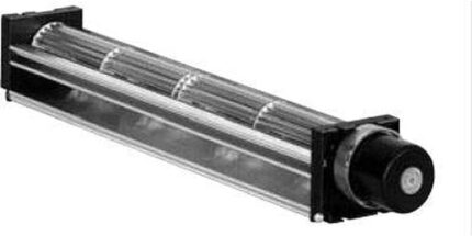 8004604135 QG030-303/12, Blowers & Centrifugal Fans DC CrossFlow Blower, 303x30mm Round, 12VDC, 82CFM, Speed Signal, TTL Compatible Hirschmann