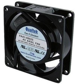 8004891011 FAA1-08025QBHW31, AC Fans AC FAN 80x25mm Ball 230VAC WIRE Hirschmann