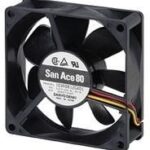 8007337608 9S0824M401, DC Fans DC Axial Fan, 80x80x25mm, 24VDC, Silent Series, Tachometer, PWM Hirschmann
