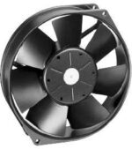8005758100 7112N/2, Fan Tubeaxial 12VDC Round - 150mm Dia Ball 212.0 CFM (5.94m³/min) 3 Wire Leads Hirschmann — изображение 3