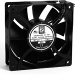8005183961 OD1225-24LB, DC Fans DC Fan, 120x120x25mm, 24VDC, 72CFM, 0.14A, 34dBA, 1800RPM, Dual Ball, Lead Wires Hirschmann