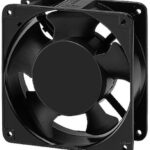 8004788735 DP202A-2123MSL.GN, AC Fans Axial Fan, 120x120x38mm, 220-240VAC, 78/84CFM, 0.14/0.21"H2O, Sleeve, Wire Hirschmann
