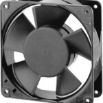 8004788700 A1123-HST.GN, AC Fans Axial Fan, 120x120x38mm, 115VAC, 95/115CFM, 0.33/0.38"H2O, Sleeve, Terminals Hirschmann