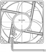 8035599511 Вентилятор SUNON GF92251B1-000U-AE9 DC 12V 4.72W 92x25 3 pin () Hirschmann — изображение 3