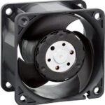 8004985424 614NGML, DC Fans DC Tubeaxial Fan, 60x60x25mm, 24VDC, 14.7CFM, 1.2W, 19dBA, 3000RPM, Sleeve Hirschmann