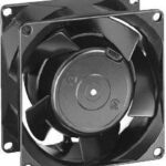 8004985573 8830N, AC Fans AC Tubeaxial Fan, 80x80x38mm, 115VAC, 21.2CFM, 8W, 21dBA, 1950RPM, Sintec, IP20 Hirschmann