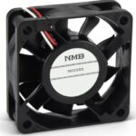 8006077459 06020SS-24N-AT-00, Fan Tubeaxial 24VDC Square - 60mm L x 60mm H Sleeve 20.5 CFM (0.574m³/min) 2 Wire Leads Hirschmann