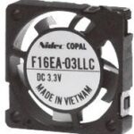 8004771274 F16EA-03LLC, DC Fans Brushless DC Fan, 16 X 16 X 4mm, 3.3V DC, .012m3/min Air flow, 4.7 Pa Static pressure, 3db Noise, 1 sleeve bearing Hirschmann