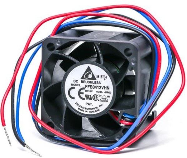 doc006673666 8034069608 FFB0412VHN-BR00, Fan Tubeaxial 12VDC Square - 40mm L x 40mm H Ball 15.8 CFM (0.442m³/min) 3 Wire Leads Hirschmann — изображение 1