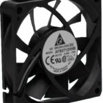 8004746782 AFB0724LB, DC Fans DC Tubeaxial Fan, 70x15mm, 24VDC, Ball Bearing, Lead Wires, Locked Rotor Sensor Hirschmann
