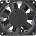 8004891077 FMA1-08025WBHT12, EC Fans EC FAN, 80x80x25mm, 2-BALL BEARING, HIGH SPEED, 100-240VAC, TERMINALS Hirschmann