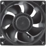 8006174125 FMA1-09238WBHT12, Fan Tubeaxial 100 ~ 240VAC Square - 92mm L x 92mm H Ball 67.7 CFM (1.90m³/min) 2 Terminals Hirschmann