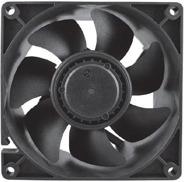 doc006728404 8006174125 FMA1-09238WBHT12, Fan Tubeaxial 100 ~ 240VAC Square - 92mm L x 92mm H Ball 67.7 CFM (1.90m³/min) 2 Terminals Hirschmann — изображение 1