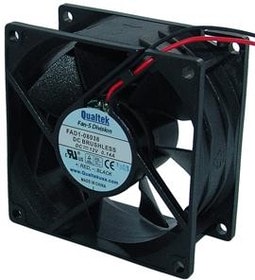 8004591591 FAD1-08038CBMW12, DC Fans DC FAN 80x38mm Ball 12VDC WIRE Hirschmann