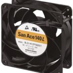 8004744745 9LG1424P5S001, DC Fans Axial Fan, 140x140x51mm, 24VDC, Ribless, Long Life 180Khr, 4xWire, Tach/PWM Hirschmann