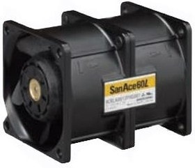 8005415333 9CRLA0612P0G001, DC Fans Fan, 60x60x76mm, 12VDC, Counter Rotating, Long Life, High Pressure, Tach/PWM Hirschmann