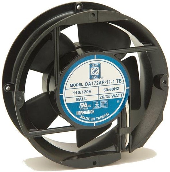 doc006803217 8005994442 OA172SAN-11-1TB, Fan Tubeaxial 115VAC Rectangular/Rounded - 172mm L x 150mm H Ball 235.0 CFM (6.58m³/min) 2 Terminals Hirschmann — изображение 1
