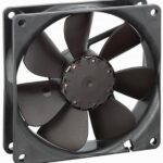 8004985155 3414NM, DC Fans DC Tubeaxial Fan, 92x92x25mm, 24VDC, 42.4CFM, 1.8W, 28dBA, 2300RPM, Ball Bearing Hirschmann