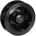 8004985848 R4E225-AI01-10, Blowers & Centrifugal Fans AC Backward-Curved Motorized Impeller, 225mm Round, 230VAC, 310CFM Hirschmann