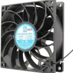 8005841403 OA92EC-UR-1WBXC, Fan Tubeaxial 110/220VAC Square - 92mm L x 92mm H Ball 56.0 CFM (1.57m³/min) 2 Wire Leads Hirschmann