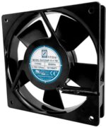 8005808052 OA125AP-22-1TB, Fan Tubeaxial 230VAC Square - 120mm L x 120mm H Ball 75.0 CFM (2.10m³/min) 2 Terminals Hirschmann — изображение 2