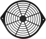 8005853590 G172P, 172mm Dia Fan Grill Guard - Flat Acrylonitrile Butadiene Styrene (ABS) Self Extinguishing Hirschmann