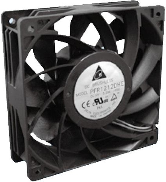 doc006961439 8005864555 QFR1248GHE-SP01, Fan Tubeaxial 48VDC Square - 120mm L x 120mm H Ball 210.4 CFM (5.89m³/min) 4 Wire Leads Hirschmann — изображение 1