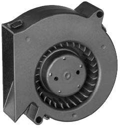 8004985883 RL48-19/12ML, Blowers & Centrifugal Fans DC Radial Blower, 76x76x27mm, 12VDC, 12.9CFM, 2.9W, 3500RPM, FlatPak Series Hirschmann