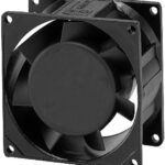 8004788961 SF11580A-1083HBL.GN, AC Fans Axial Fan, 80x80x38mm, 115VAC, 24/31CFM, 0.13/0.19"H2O, Ball, Wire Hirschmann