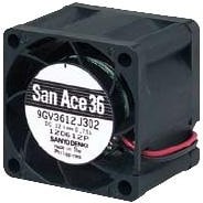 8050777151 Вентилятор Sanyo Denki San Ace 36 9GV3612P3J03 12V DC 0.75A 36X28 4pin Hirschmann