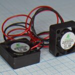8009976827 Вентилятор 25x25x10, напряжение 5В, ток 0.2А, выводы 2L, подшипник скольжения, FSY25S05H Hirschmann