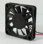 8017225224 Вентилятор 60x60x10, напряжение 24В, ток 0.12А, выводы 2L, подшипник качения, FSY61B24H Hirschmann — изображение 2