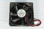 8009976982 Вентилятор 80x80x25, напряжение 24В, ток 0.16А, выводы 2L, подшипник качения, FSY80B24H Hirschmann