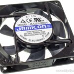 8000729135 JA1225H2B0N-T, (120*120*25 220V), Вентилятор 220В AC, 2250об/мин., 1.73м3/мин, 120х120х25мм, подшипник качения, тип вывода -терминал Hirschmann