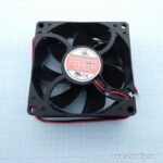 8000552748 Y-Y8025H12S, (80*80*25 12V), Вентилятор 12В 80x25 3000 об/мин., 68,50м3/час, 37.6дБ, подшипник скольжения (аналог JF0825S1H) Hirschmann