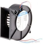 8006129169 RL65-21/12, Fan Blower 12VDC Rectangular/Rounded - 97mm L x 93.5mm H Ball 32.9 CFM (0.921m³/min) 2 Wire Leads Hirschmann — изображение 3