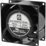 8005998307 OA80AP-22-1TB1855, Fan Tubeaxial 230VAC Square - 80mm L x 80mm H Ball 33.0 CFM (0.924m³/min) 2 Terminals Hirschmann