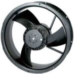 8006011129 OA2543AP-22-1WB1868, Fan Tubeaxial 230VAC Round - 254mm Dia Ball 930.0 CFM (26.04m³/min) 2 Wire Leads Hirschmann